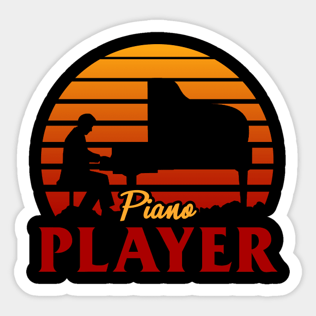 Piano Player Sticker by Woah_Jonny